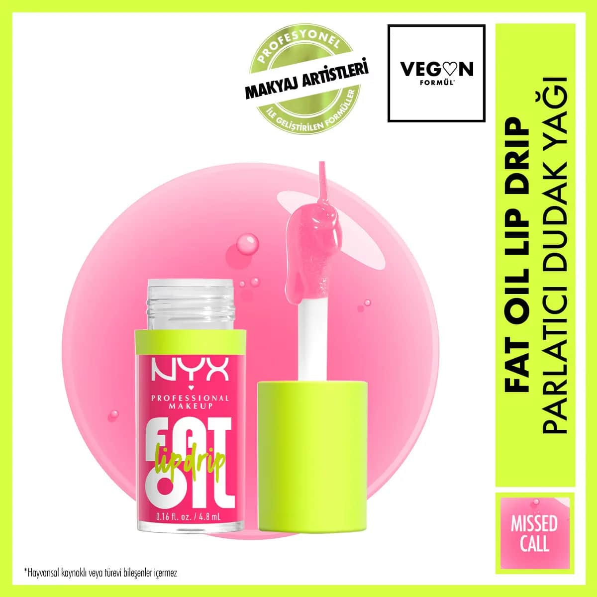 Нежное масло для губ Nyx Professional Makeup Fat Oil Lip Drip Shine 10 мл