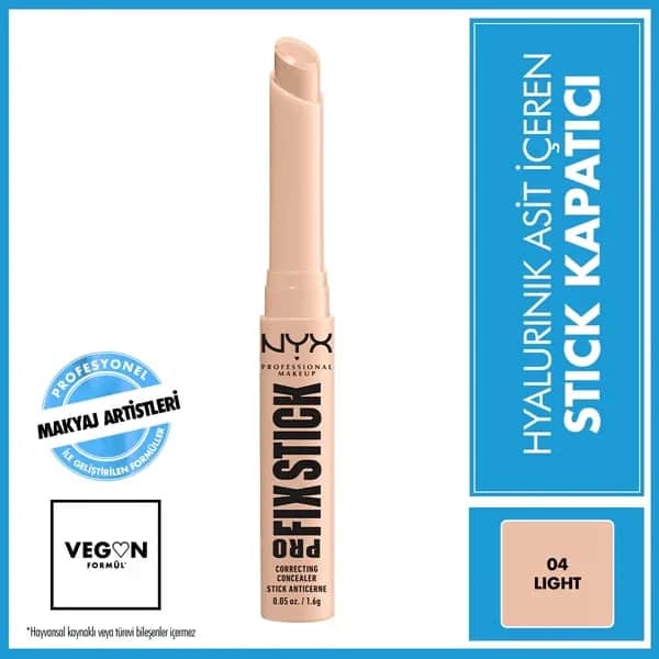 Консилер Nyx Pro Fix Stick 04 Светлый с гиалуроновой кислотой