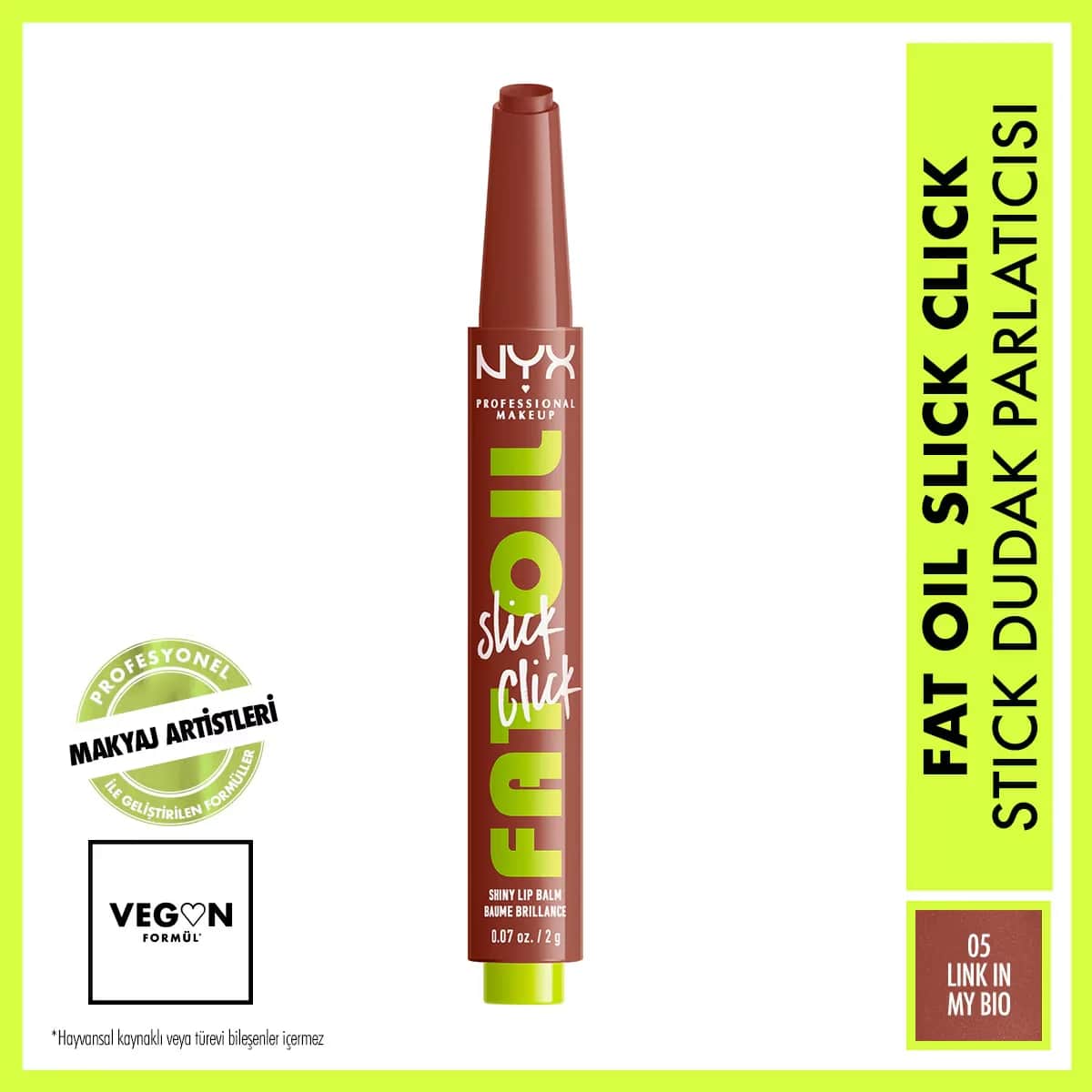 Бальзам для губ Nyx Professional Makeup Fat Oil Slick Click Shine 05 Link In My Bio