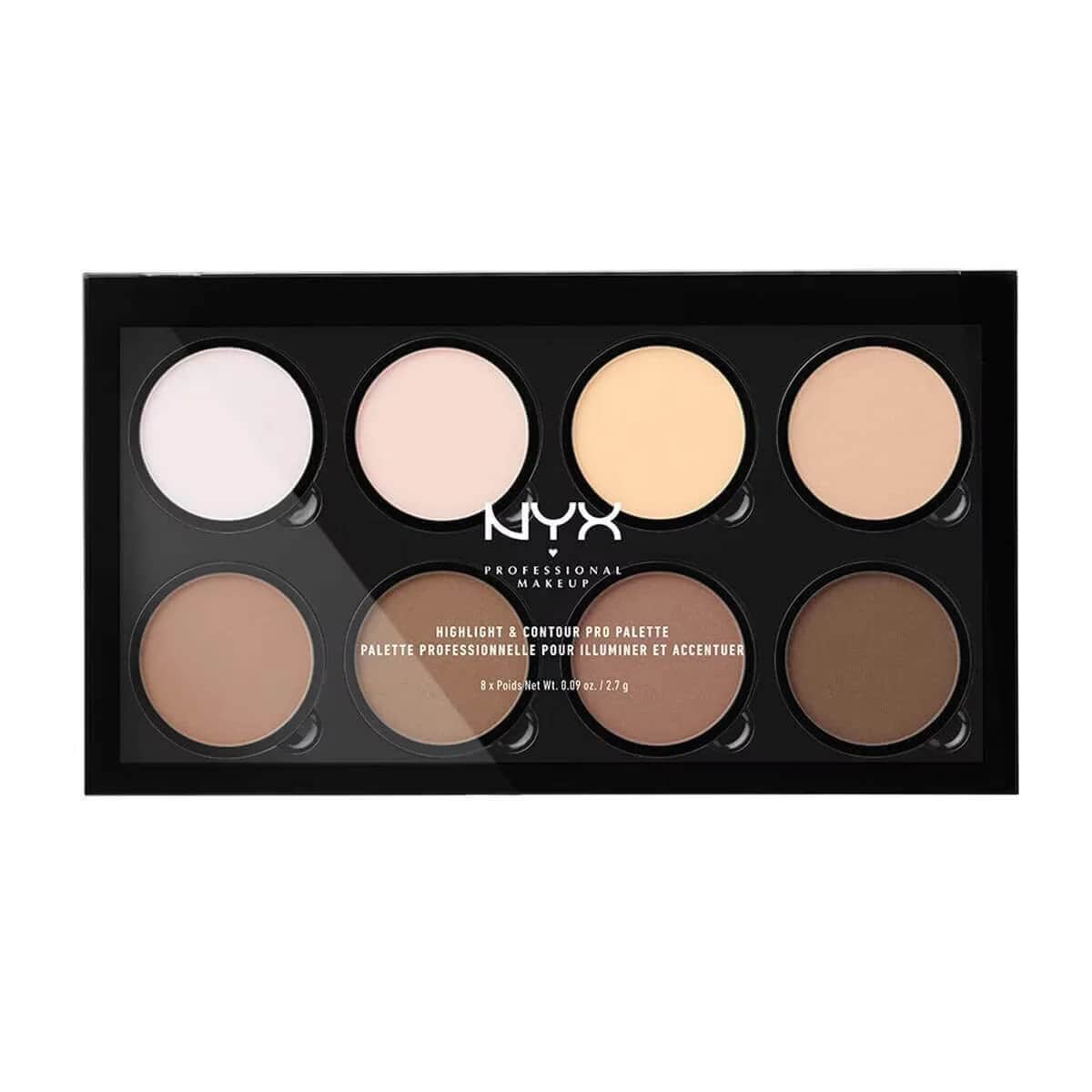 Палитра хайлайтеров и контуров Nyx Professional Makeup