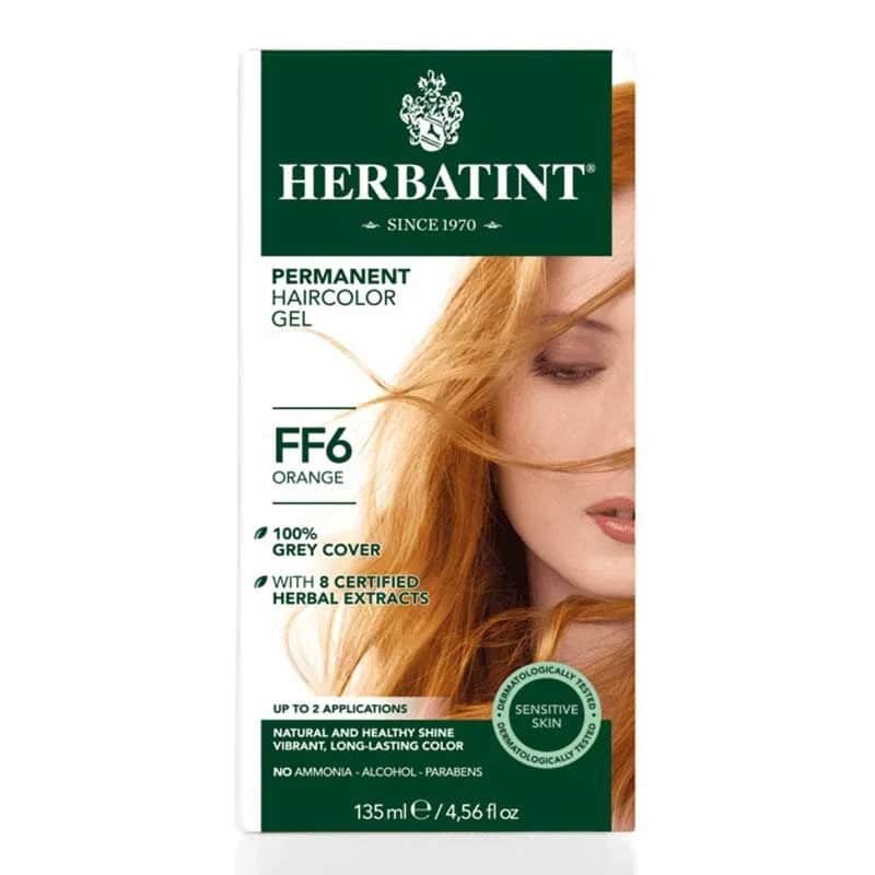 Краска для волос Herbatint FF6 оранжевая