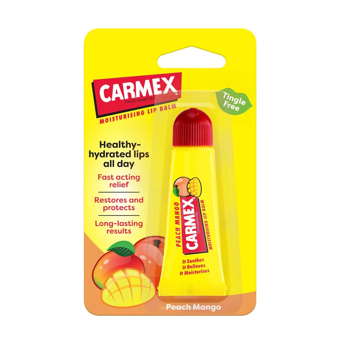 Бальзам для губ Carmex Стик Персик и Манго SPF15 10 г
