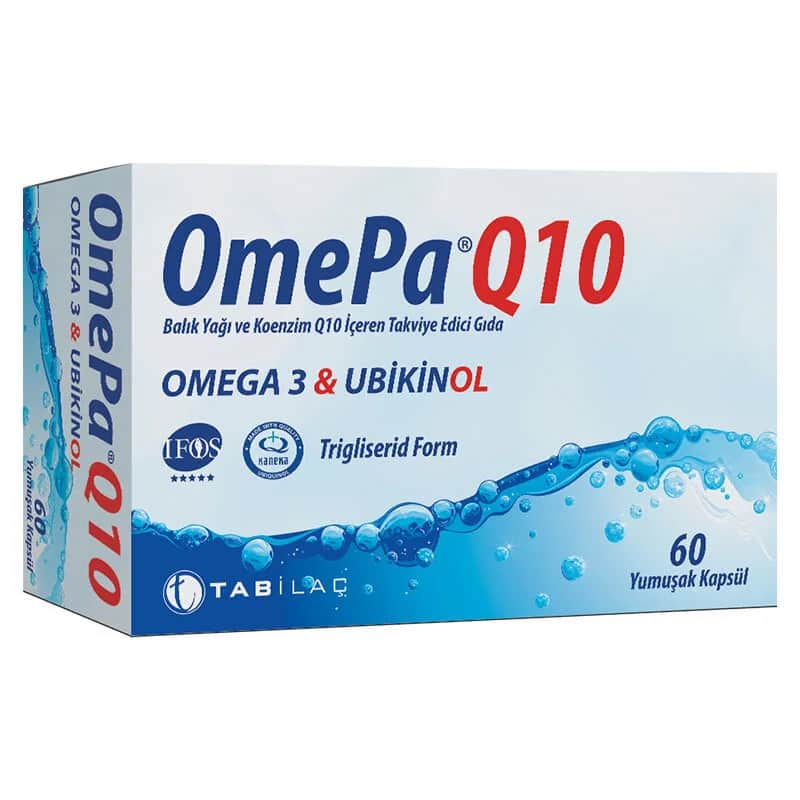 ТАБ Омепа-Q10 Омега-3 Убихинол Пищевая добавка 60 капсул от ТАБ