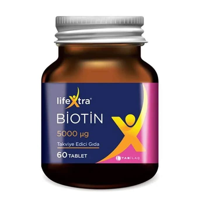Биотиновая добавка Lifextra 60 таблеток