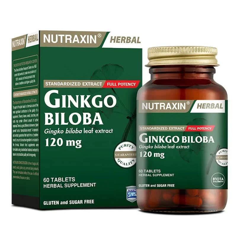 Гинкго Билоба+ 120 мг 60 капсул от Nutraxin