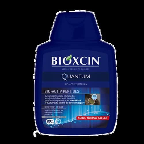 Шампунь против выпадения волос Bioxcin Quantum для сухих и нормальных волос 300 мл