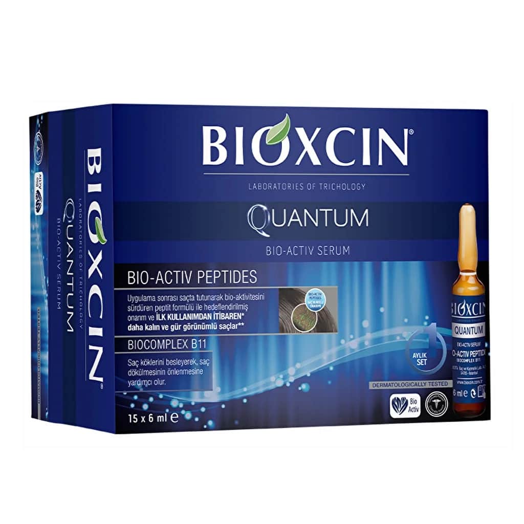 Сыворотка против выпадения волос Bioxcin Quantum 15 x 6 мл