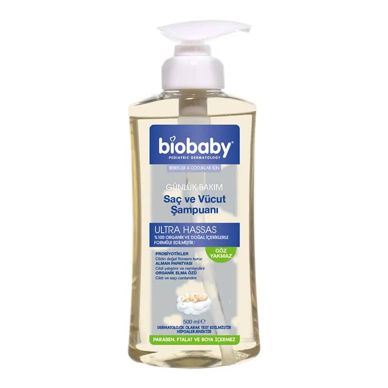 Шампунь для детей Biobaby (для волос и тела) 500 мл
