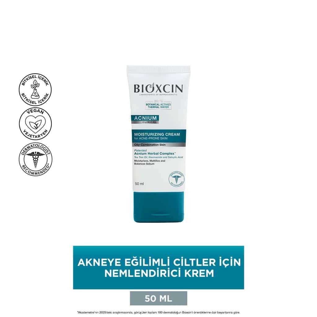 Крем увлажняющий Bioxcin Acnium для балансировки себума 50 мл
