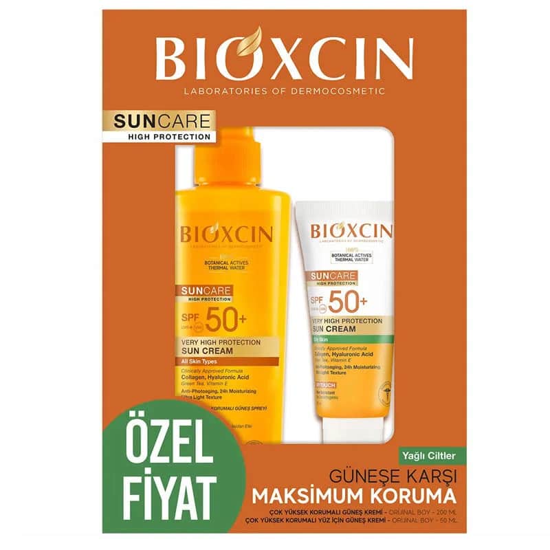 Набор максимальной защиты от солнца для жирной кожи от Bioxcin