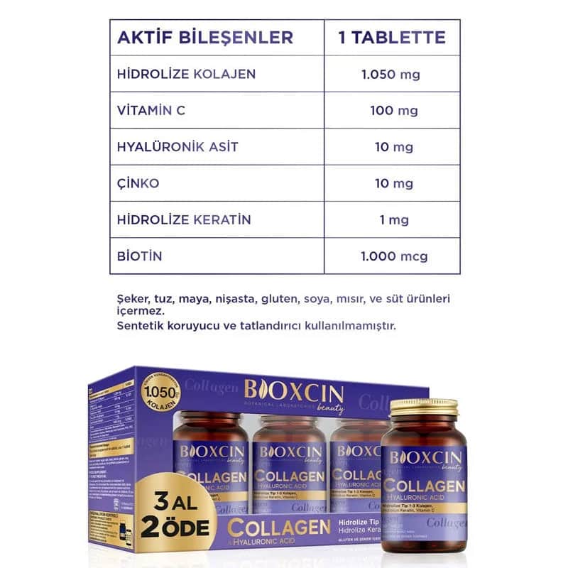 Биоксин Красота Коллаген 3 по цене 2 от Bioxcin