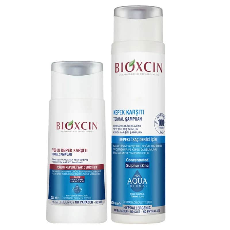 Шампунь против перхоти Bioxcin Aqua Thermal 200 мл + 300 мл