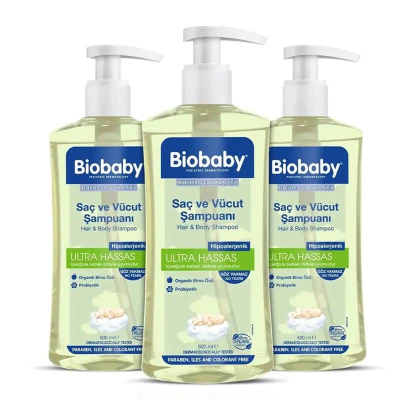 Шампунь для детей Biobaby (для волос и тела) 200 мл