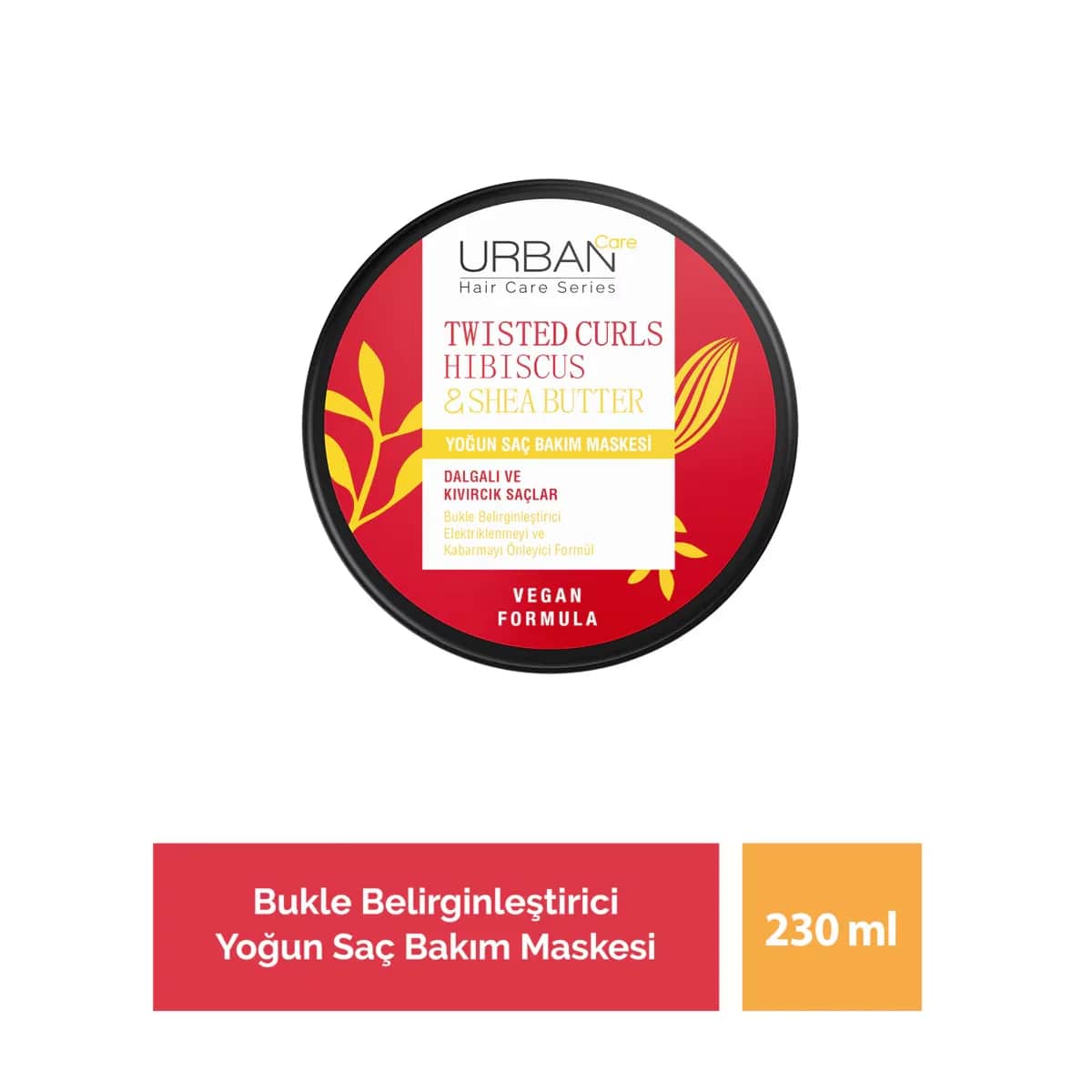 Маска для волос Urban Care Twisted Curls Гибискус - Ши 230 мл