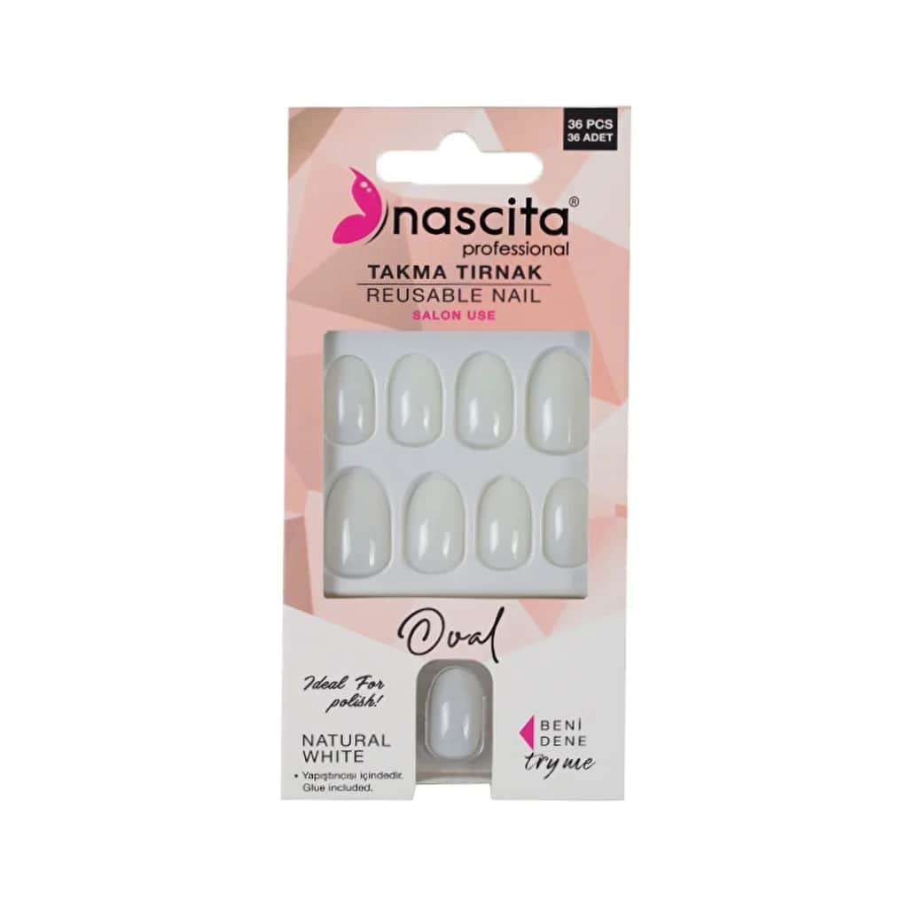 Ногти накладные овальные 36 шт от Nascita