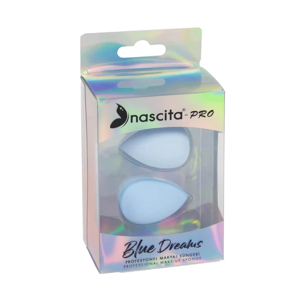 Набор мини-губок для макияжа Nascita Blue Dreams - 2 шт.