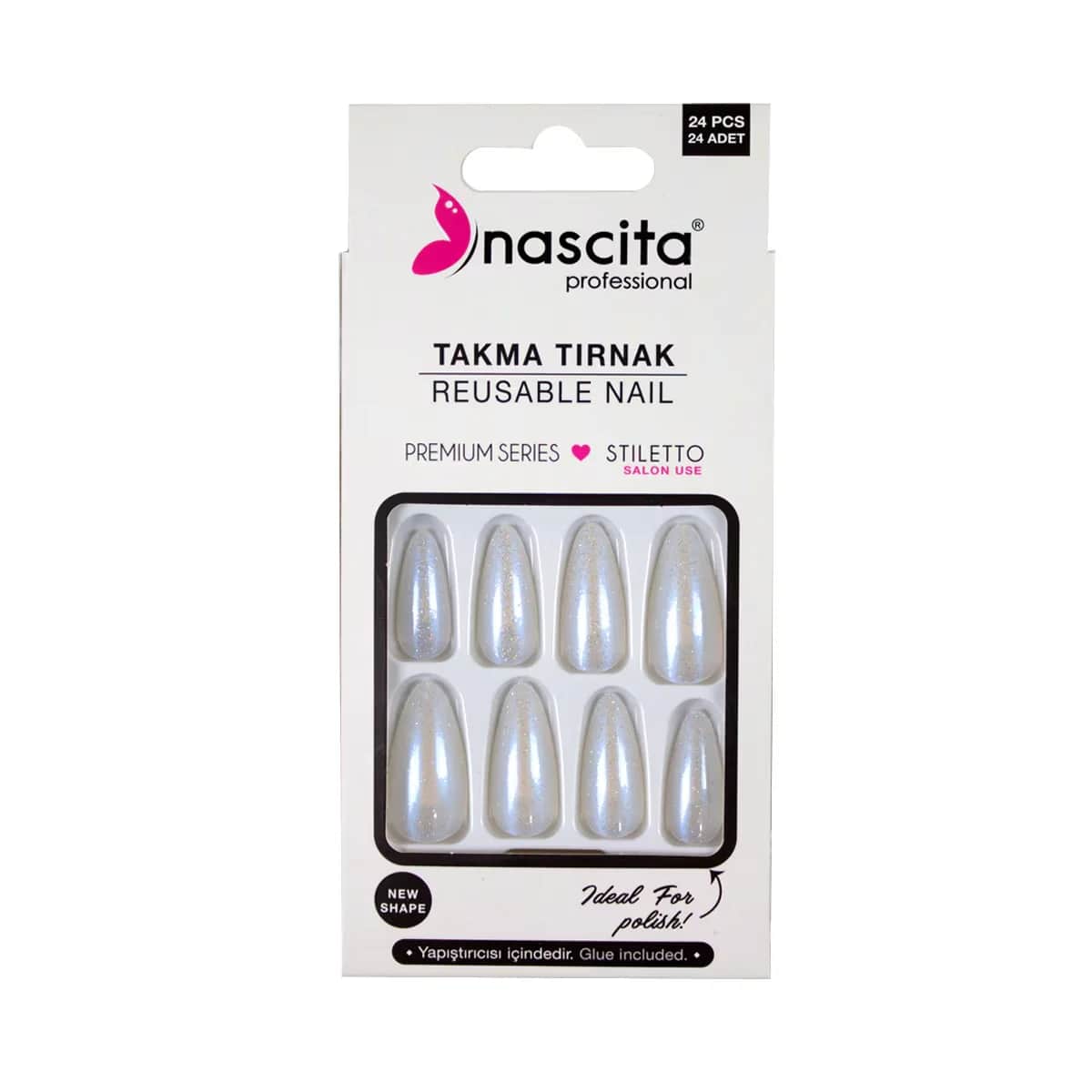 Накладные ногти Nascita Pearl 24 шт.