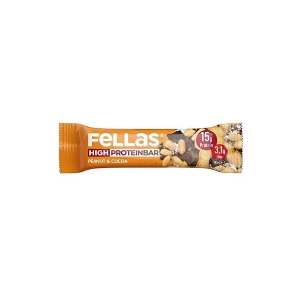 Протеиновый батончик Fellas 15 г - натуральный, без глютена