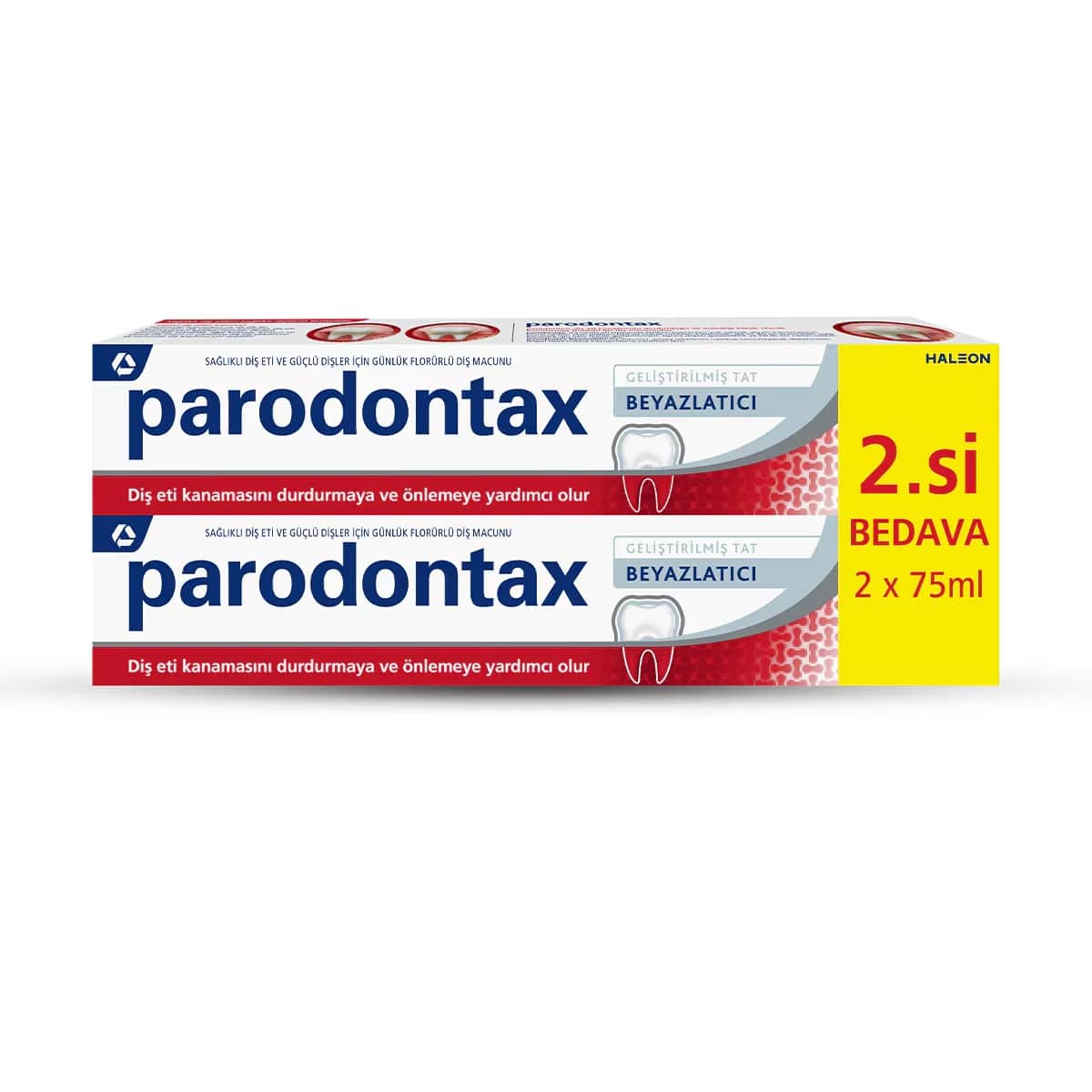Паста для зубов Parodontax для отбеливания 75 мл - 1+1 Защита десен