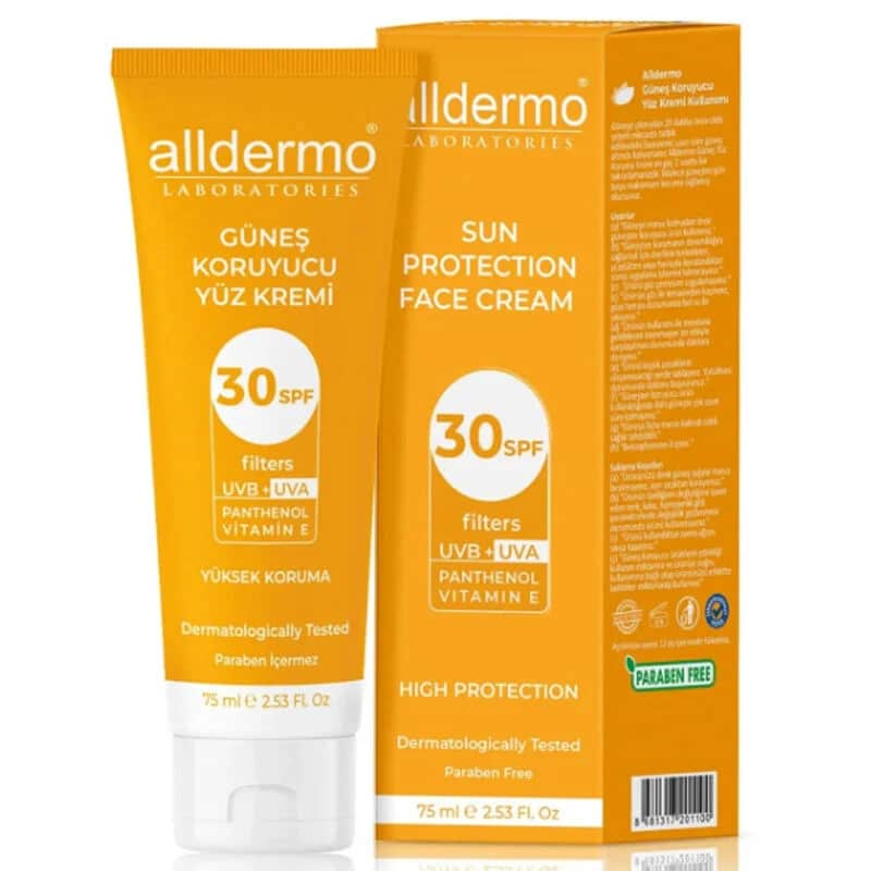 Солнцезащитный крем для лица Alldermo 75 мл