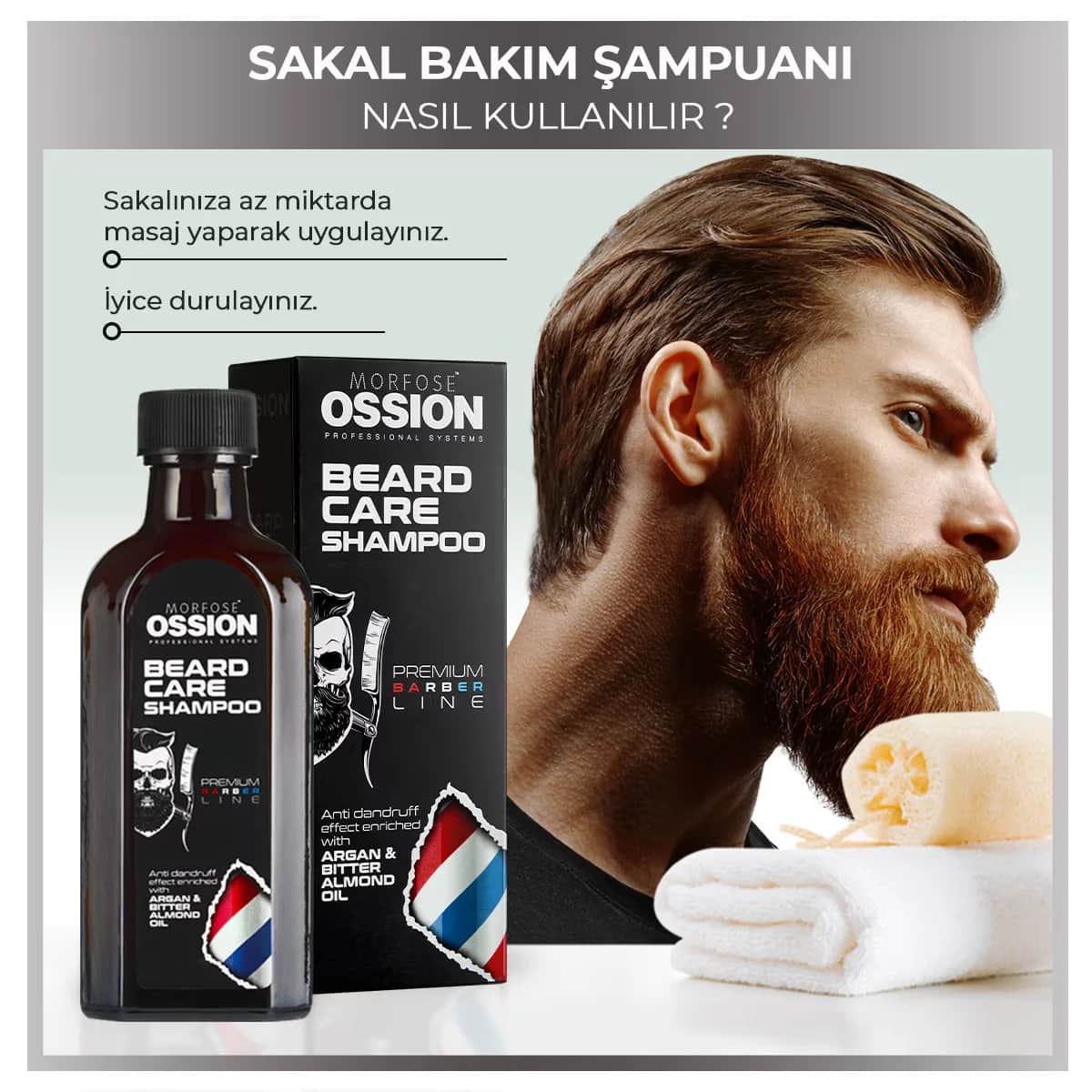 Шампунь для бороды Morfose Ossion Men 100 мл