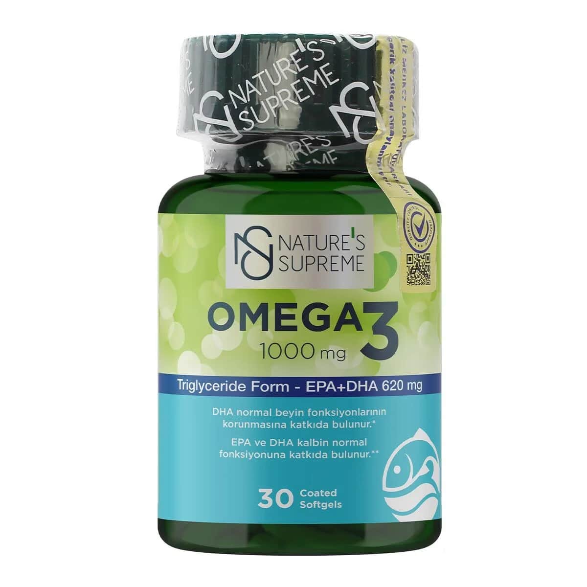 Омега-3 1000 мг 30 капсул от Nature's Supreme