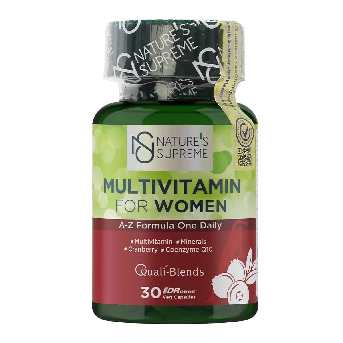 Мультивитамины для женщин Nature's Supreme 30 капсул