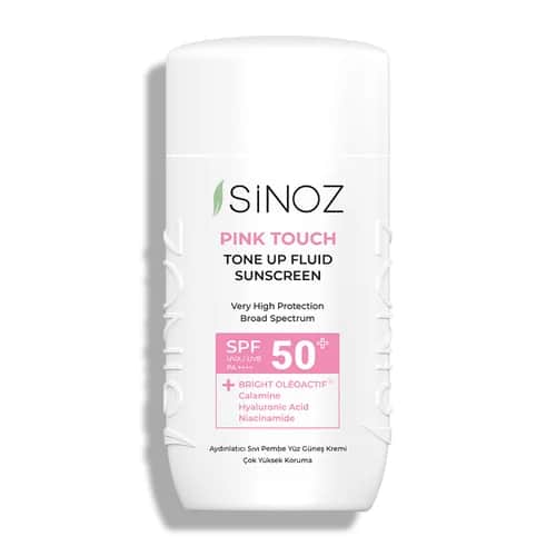 Солнцезащитный крем Sinoz SPF 50 Розовый Тон 50 мл