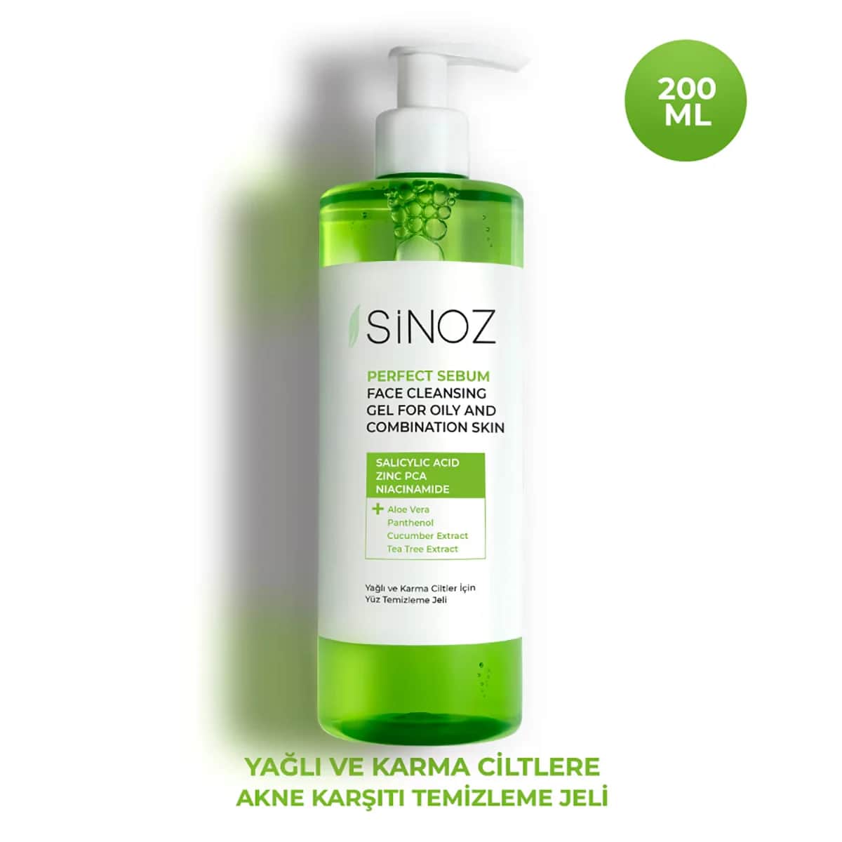 Гель для умывания для жирной и комбинированной кожи 200 мл от Sinoz