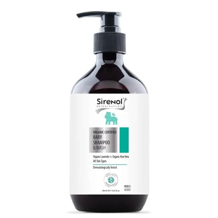 Шампунь для волос и тела для детей Sirenol Organic 400 мл