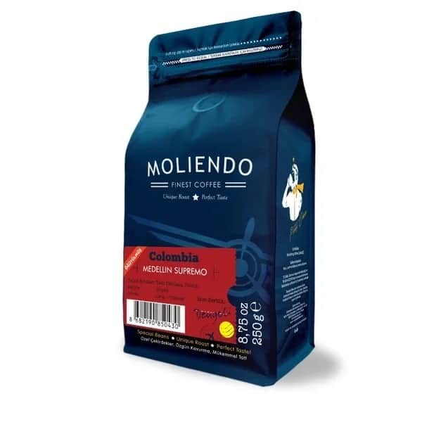 Молiendo Колумбия Медельин Супремо Местный Кофе (молотый фильтр-кофе) 250 г