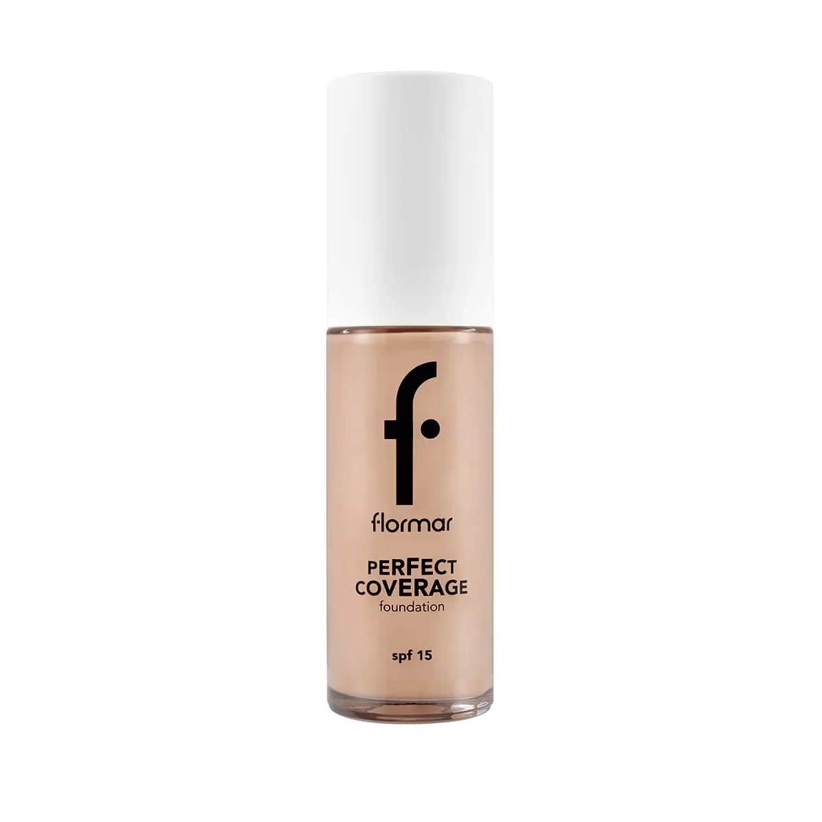 Фонд для лица Flormar Совершенное покрытие SPF 15 - Гладкое покрытие 101