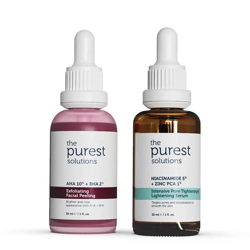 Набор для ухода против черных точек и сужения пор от The Purest Solutions