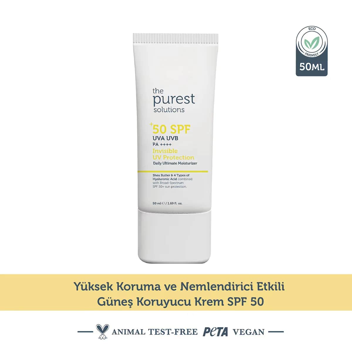 Крем для защиты от UV-излучения SPF 50+ невидимый 50 мл от The Purest Solutions