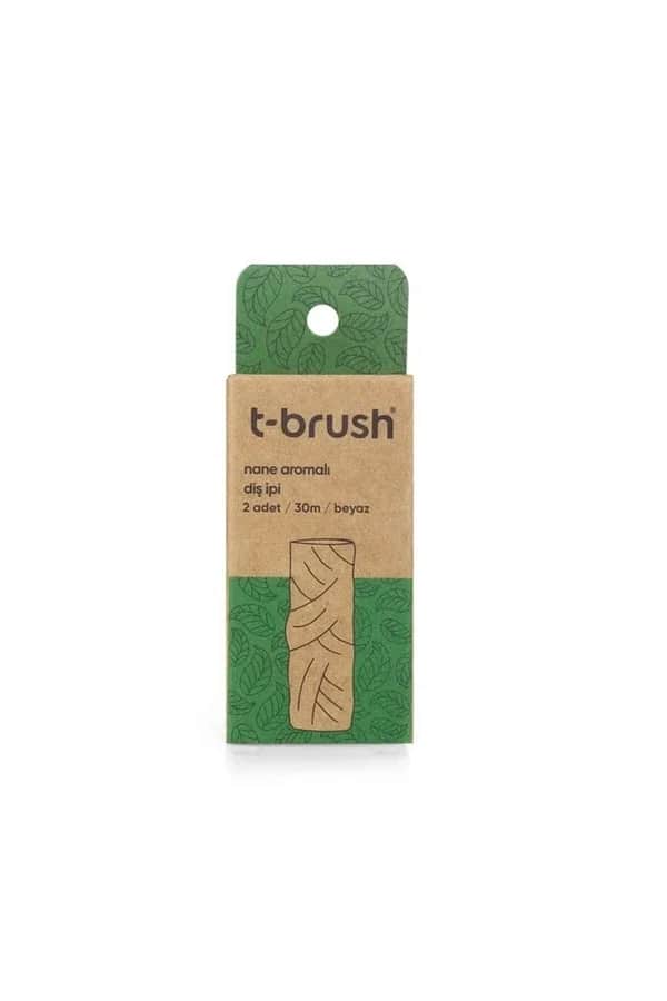 Т-щетка Мятная Нить для Зубов Запас 2 шт 30 м от T-brush