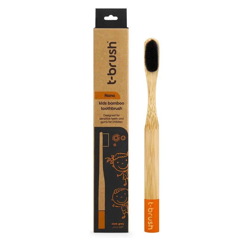 Зубная щетка T-brush Nano Kids черная ультрамягкая 1 шт.