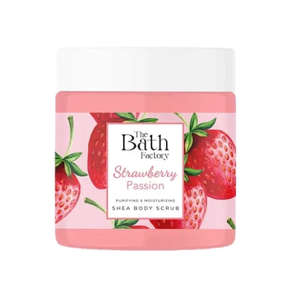 Скраб для тела \Фабрика ванн\" - со вкусом клубники 300 г"