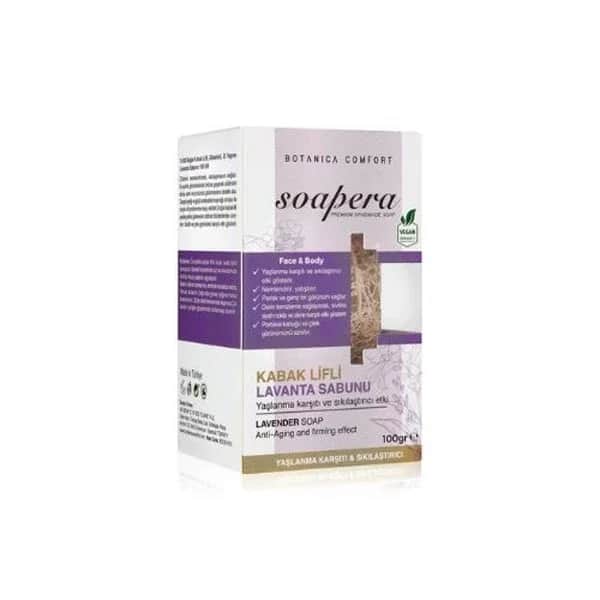 Мыло с лавандой против старения 100 г от Botanica Comfort