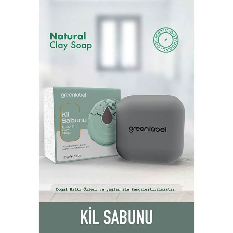 Глиняное мыло Greenlabel 120 г