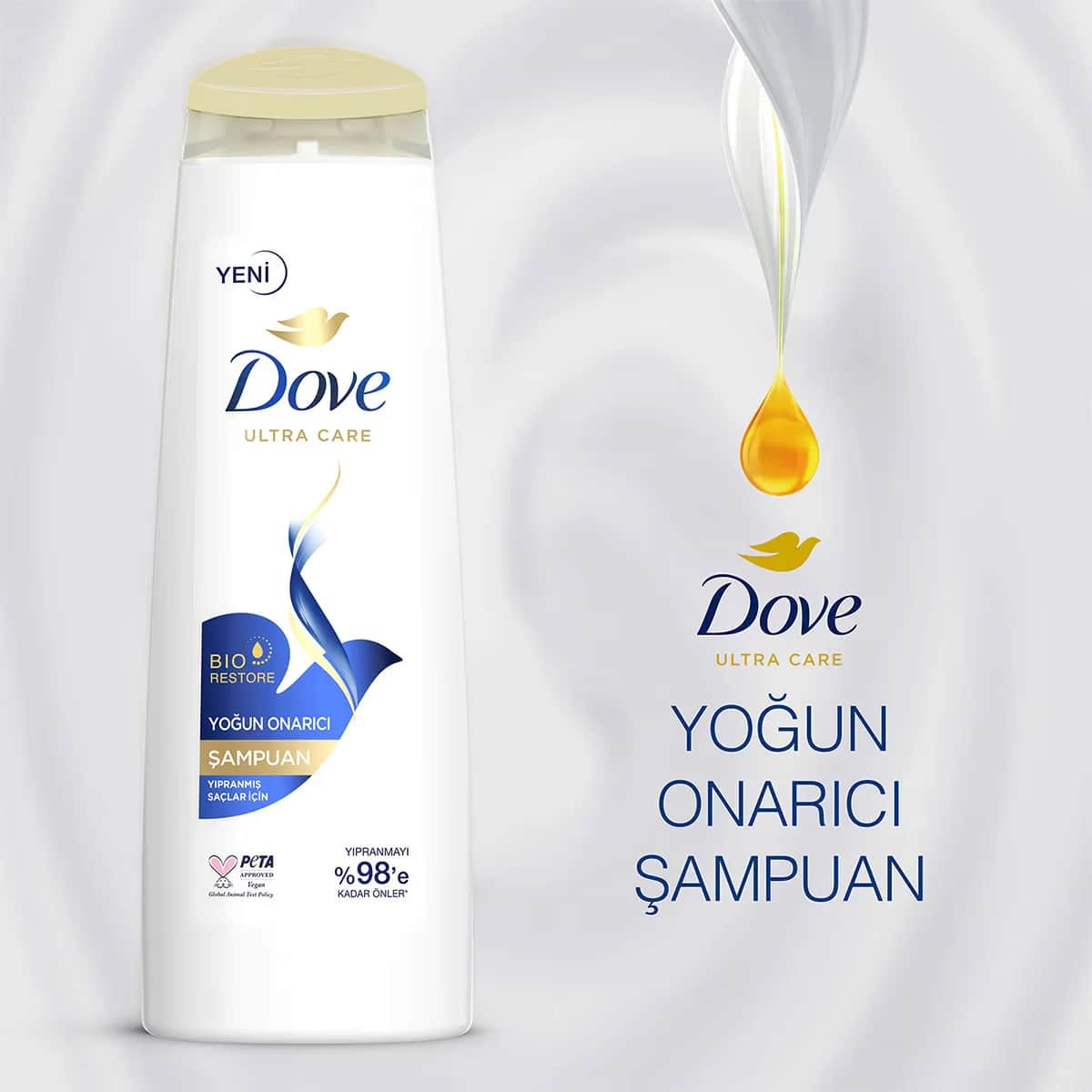 Шампунь для волос Dove Ультра Уход Интенсивное Восстановление для Поврежденных Волос 400 мл