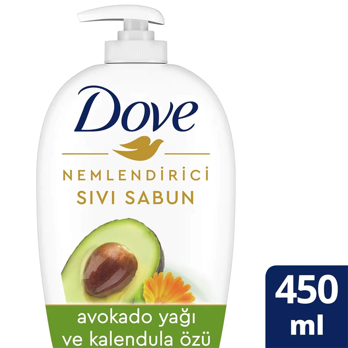 Жидкое мыло Dove с маслом авокадо и экстрактом календулы 450 мл