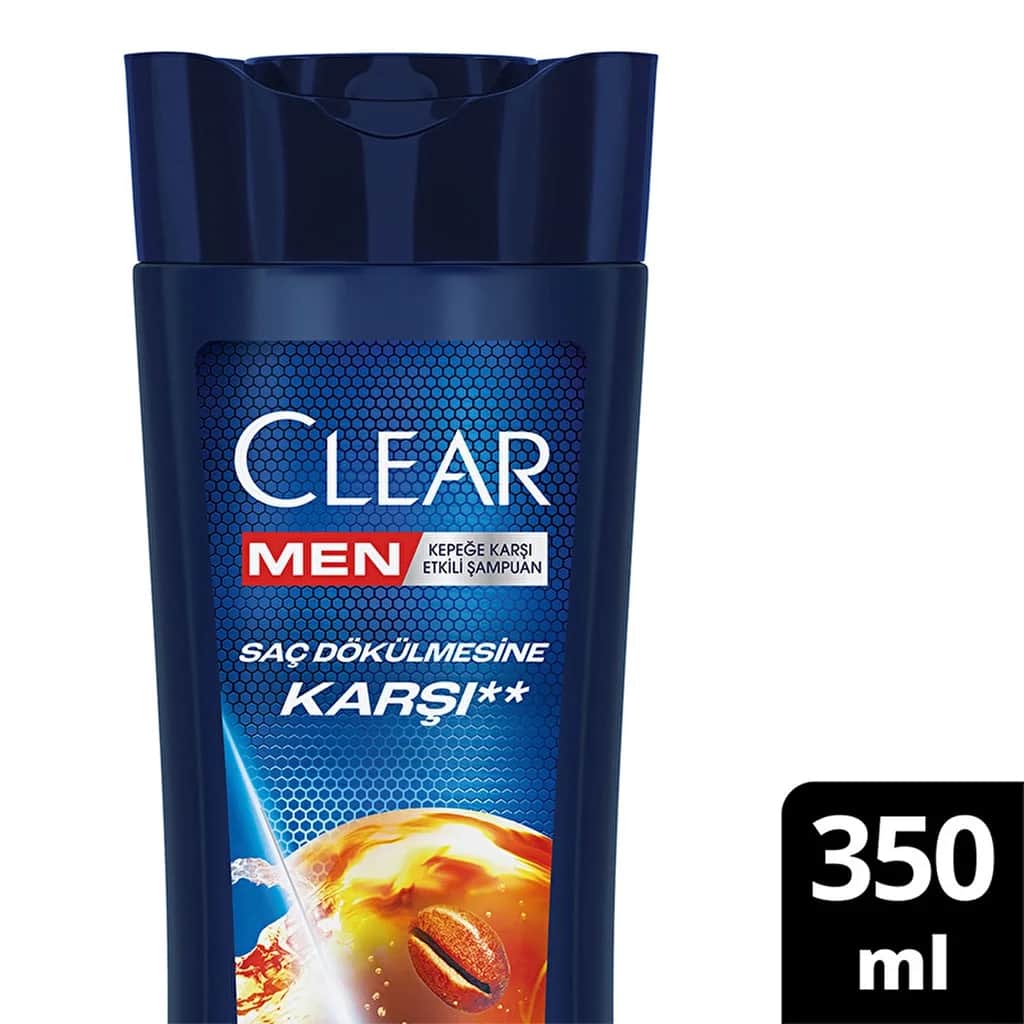 Шампунь Clear Men против перхоти и выпадения волос с экстрактом кофейных зерен 350 мл