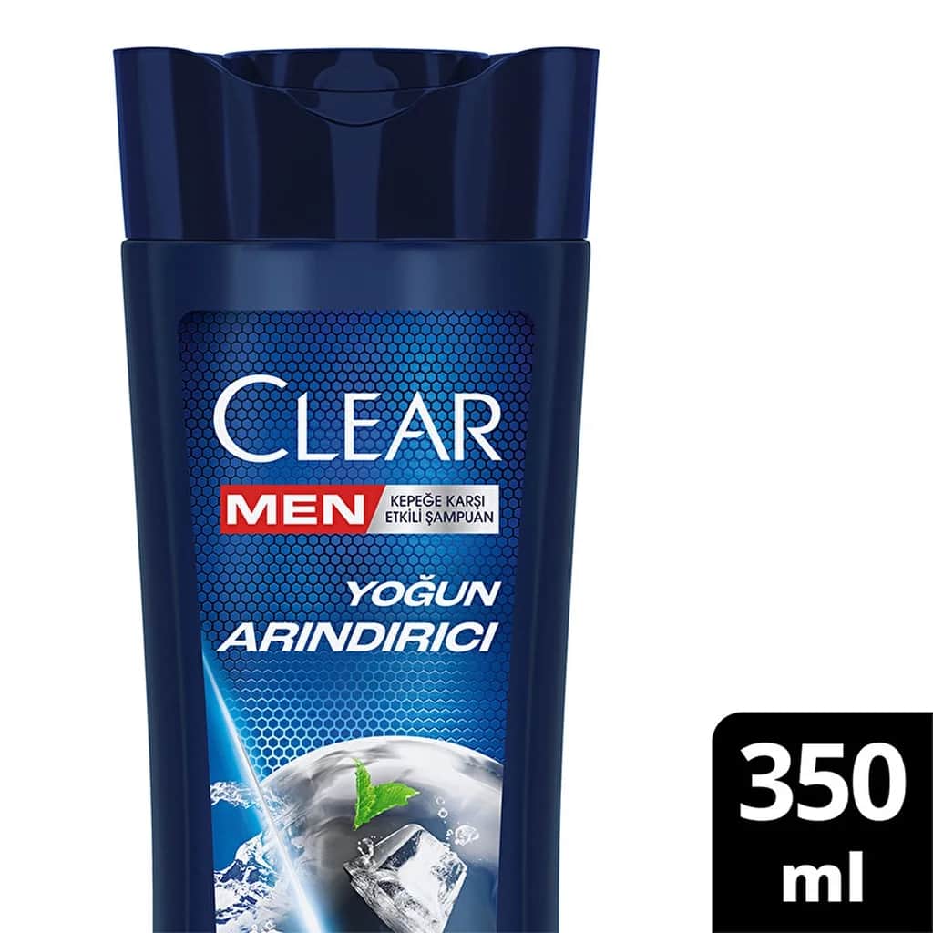 Шампунь против перхоти Clear Men Интенсивное очищение с углем 350 мл