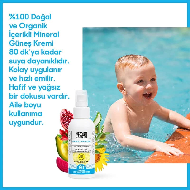 Солнцезащитный крем Heaven On Earth SPF50+ 100 мл
