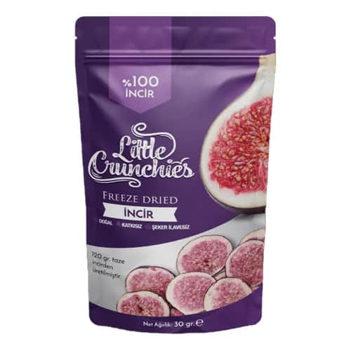 Маленькие хрустящие сушеные инжиры 30 г от Little Crunchies
