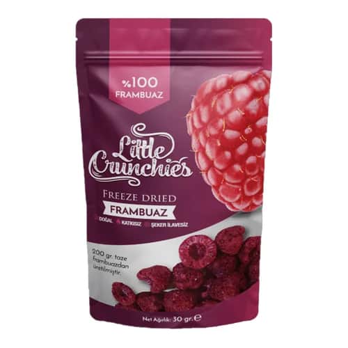 Маленькие хрустящие сушеные малины 30 г от Little Crunchies