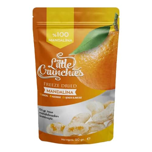 Маленькие хрустящие мандариновые чипсы 20 г от Little Crunchies