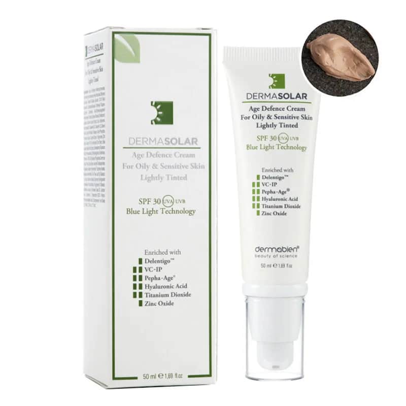 Крем для лица Dermasolar Age Defense с легким оттенком SPF30 50 мл