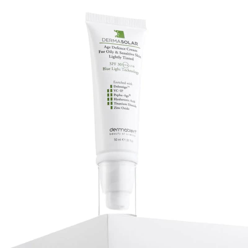 Крем для лица Dermasolar Age Defense с легким оттенком SPF30 50 мл