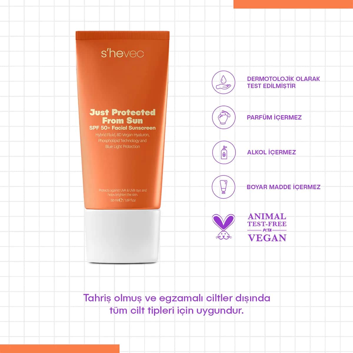 Ши Век Просто Защита От Солнца SPF50+ 50 мл
